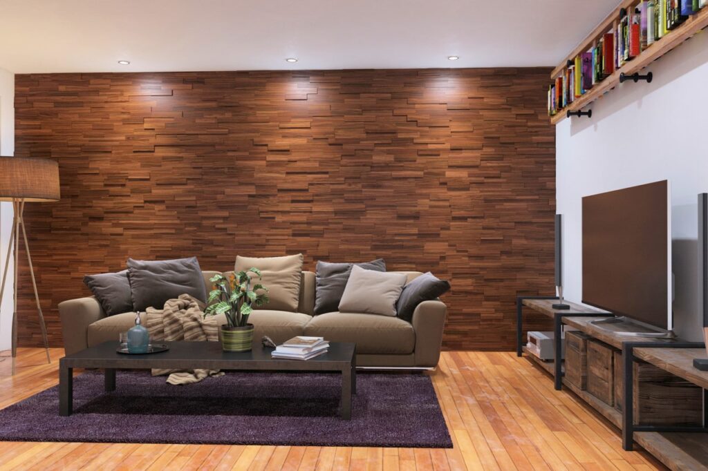 Instructions for creating a feature wall for a Beautiful Home Upgrade